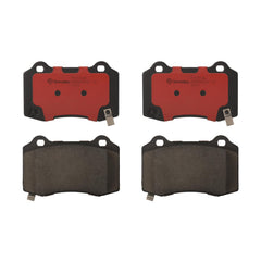 Brembo chamfers and slots detail reducing noise and vibration