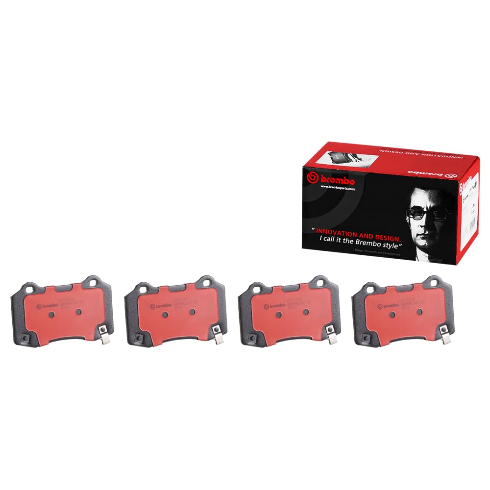 Brembo front packaging showing product and benefit of OE-fit replacement