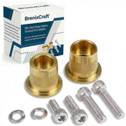 BrenixCraft brass adaptor front view showing compact profile and reliable contact