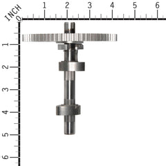 Briggs & Stratton camshaft close-up of lobes illustrating precision machining benefit