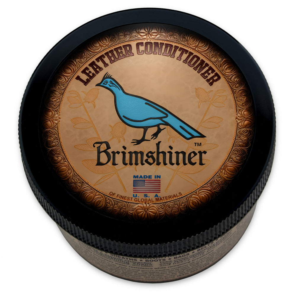 Brimshiner front packaging 8.5 oz showing product jar and benefit renewal