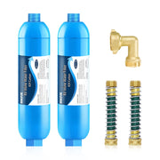 Bringpure front assembly showing inline filter and connectors for easy installation