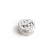 Brooks England Proofide 30ml tin front view showing label and compact size, protective care