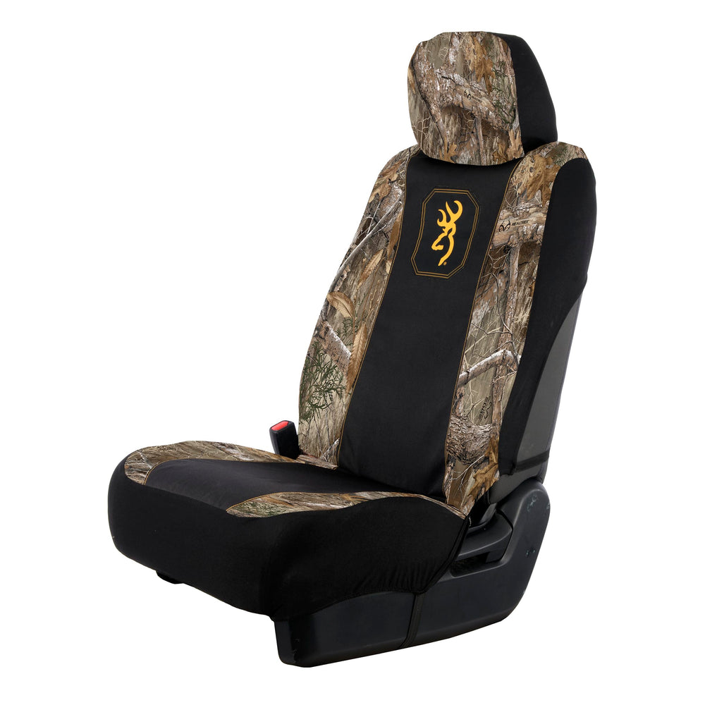 Browning front view of matched Realtree Edge covers showing coordinated protection and style