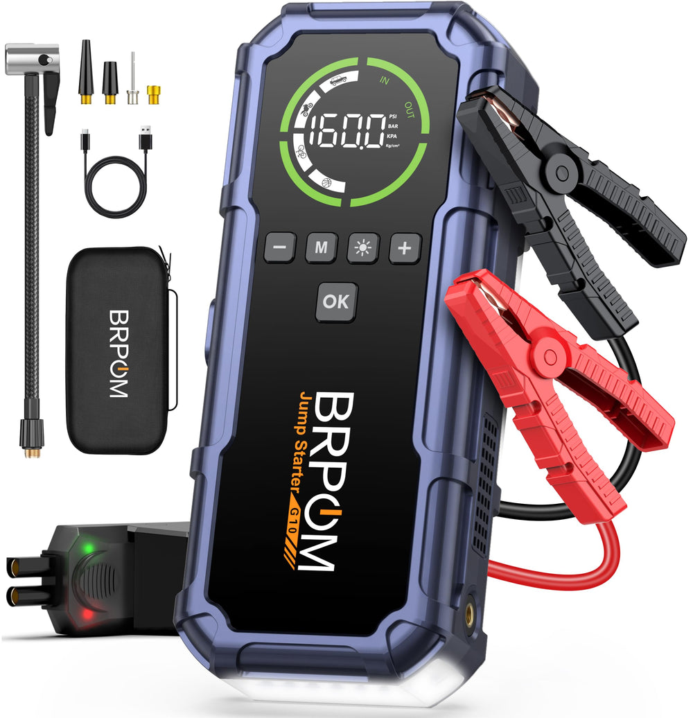BRPOM G10 front view showing compact all-in-one design and portability benefit