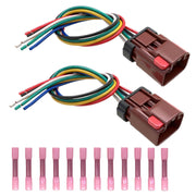 BSNOVT front view connector pigtail showing plug face and secure fit benefit