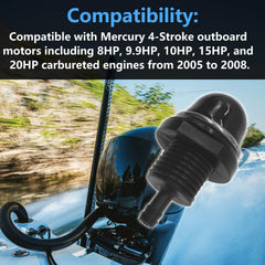 BSNOVT priming bulb side profile highlighting compact shape for reliable fuel flow