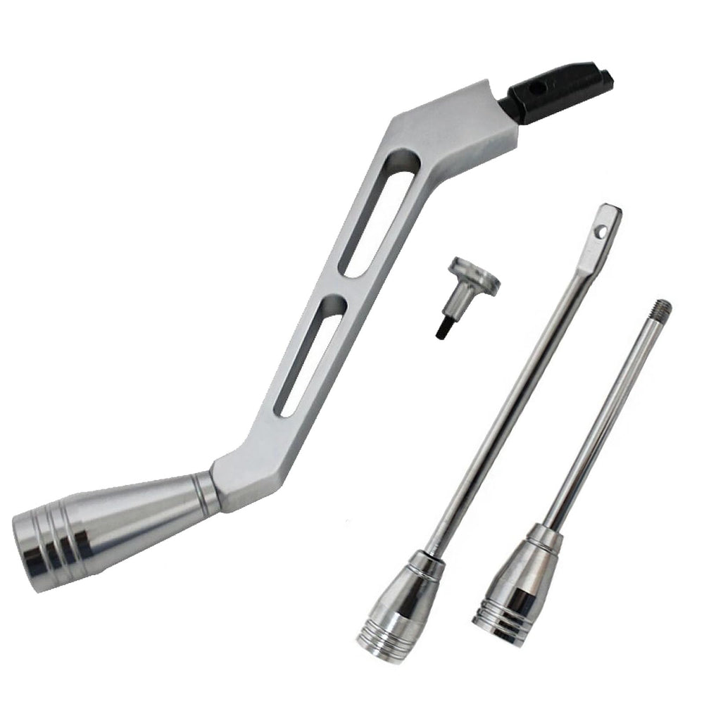 BST BSSP polished billet shifter front view showing renewed appearance and durability