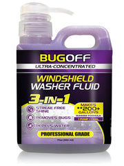 BUGOFF front label bottle showing product name and professional concentrate benefits
