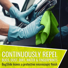 BugSlide nozzle close-up demonstrating precise spray control and ease