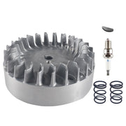 BUHNSS flywheel front view showing fit and immediate upgrade benefit