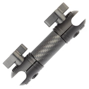 Bulletpoint carbon fiber arm front profile showing sleek matte finish and secure fit