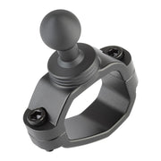 Bulletpoint front mount view showing sturdy grab bar attachment benefit