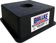 bullke front view of square jack block showing stable base and easy placement