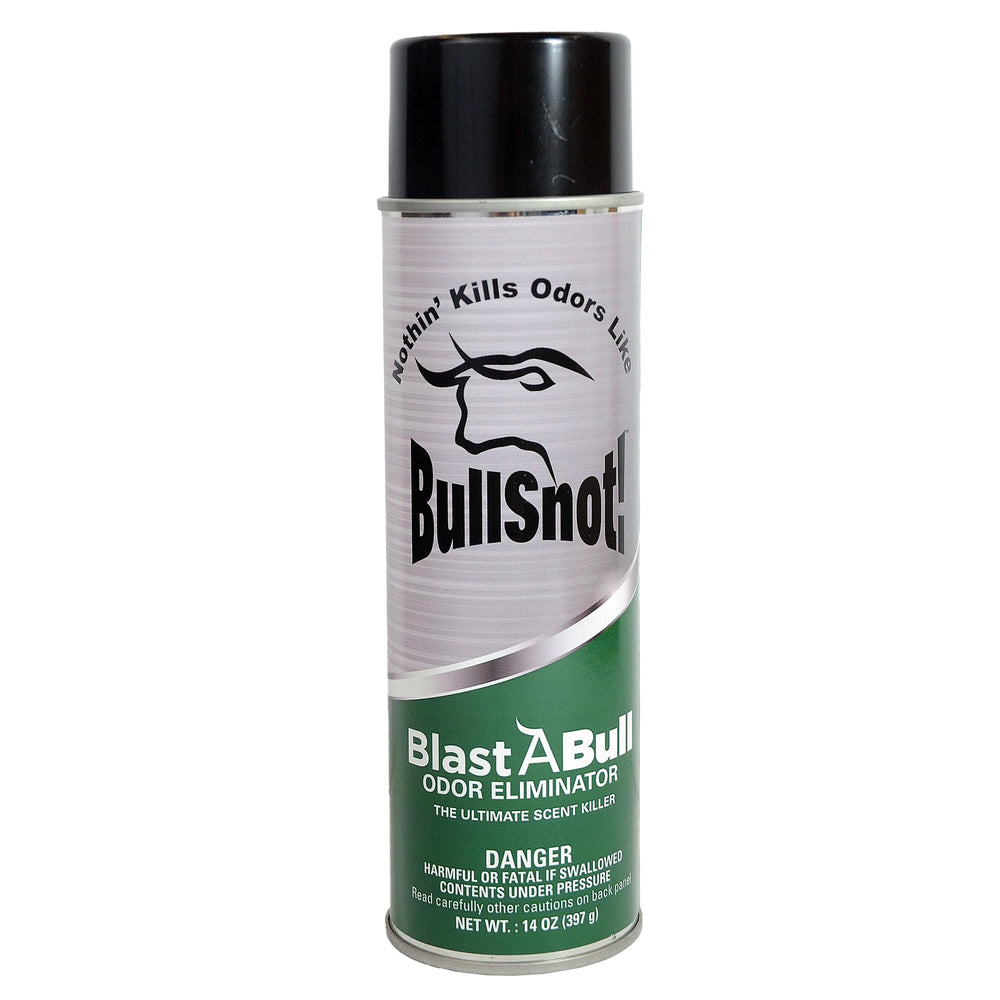 BullSnot BlastABull front label showing product name and key benefits