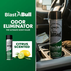 BullSnot BlastABull trigger spray close-up highlighting easy application