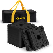 BUNKER INDUST front view of 10-pack leveling blocks showing compact kit benefit