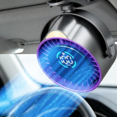 BUQX front view showing compact fan packaging and portability benefit