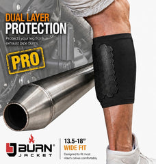 Burn Jacket inner layer detail showing soft heat-resistant comfort benefit