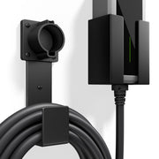 bussdis front view of J1772 holder showing compact secure dock benefit