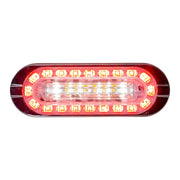 Buyers Products front view of 6-inch oval LED light showing all functions and visibility