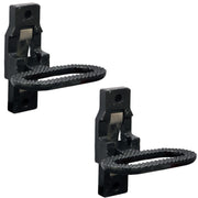 Buyers Products front folded step showing low-profile storage and safer transport