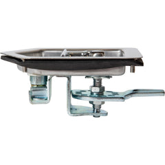 Buyers Products close-up of folding T-handle highlighting ergonomic grip and snag protection benefit