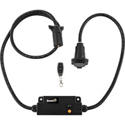 Buyers Products front view of TC8891 showing compact strobe module and connector, improves visibility