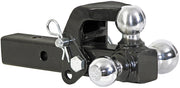 Buyers Products tri-ball hitch front view showing all balls for quick selection and versatility