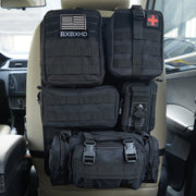 BXBXHD front panel organizer mounted on seat back for tidy storage