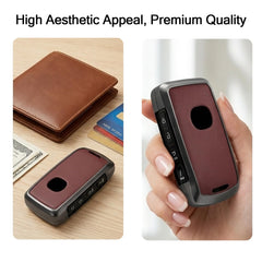 BXQATMB leather keychain pendant and screwdriver for easy installation and matching look