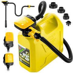 BYERNAUTO front view of cordless fuel transfer pump showing compact design and benefits
