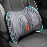 BYMECOST front view of lumbar pillow showing ergonomic shape and immediate comfort