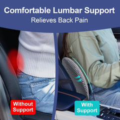BYMECOST installed in car seat demonstrating improved driving posture