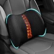 BYMECOST lumbar pillow front view showing ergonomic shape and instant comfort
