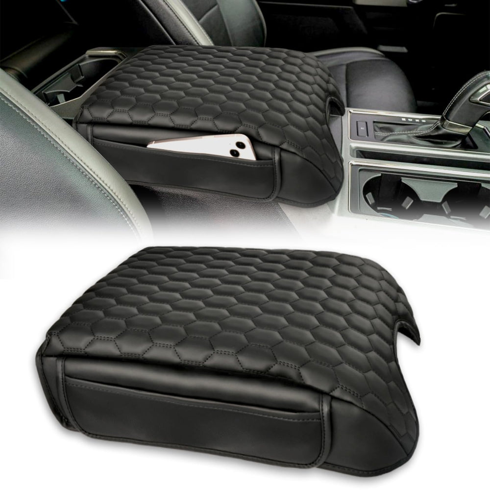 BystralX front view of console cover showing fit and comfort
