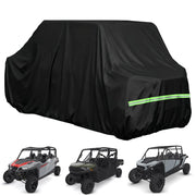 BystralX front view of full UTV cover protecting vehicle from elements