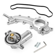 C-Tzu front view of aluminium thermostat housing showing solid construction and durability