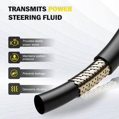 C-Tzu pressure line close-up highlighting reinforced hose layers for reliable performance