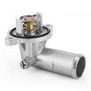 C-Tzu front view of aluminum thermostat housing showing durable finish and fit benefits