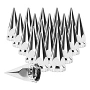 Cabtherlyn front view of pack of 20 covers showing chrome finish and benefit of easy upgrade