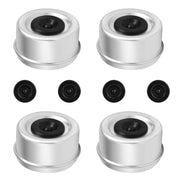 CAETOUNG front view steel hub cap showing durable protection