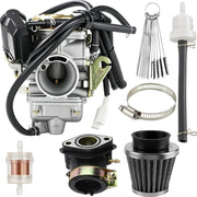 CAFEZAYO carburetor front view showing bore and mounting for easy fit