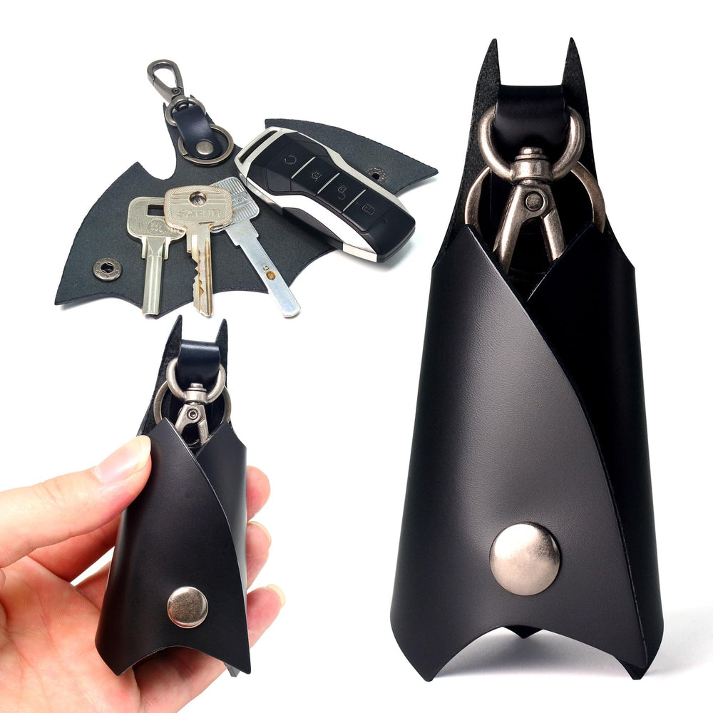 CAILLU front view showing bat keychain and gift box, perfect for gifting