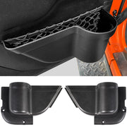CALBEAU front view showing pocket installed and neat storage benefit