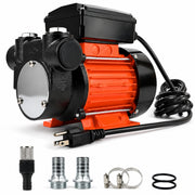 Calenon front view of pump showing inlet and outlet for fast transfers