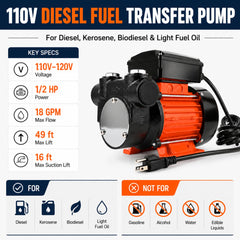 Calenon motor and cast-iron pump head detail for durable performance