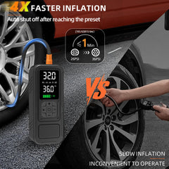 Calmara Y34 digital display closeup showing accurate pressure readout