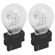 Caltric front packaging showing two taillight bulbs and easy replacement benefit