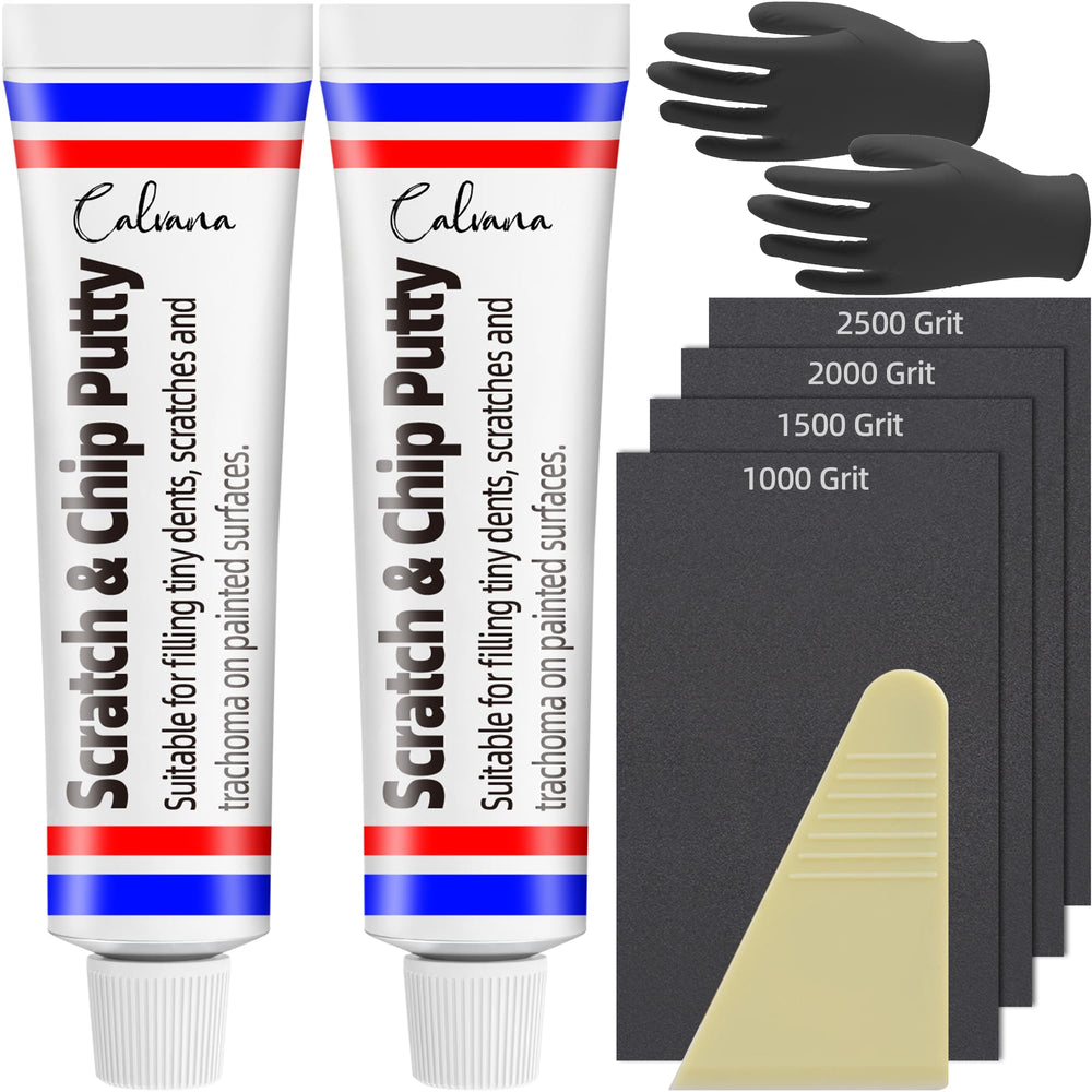 Calvana front packaging showing kit contents and easy repair benefits